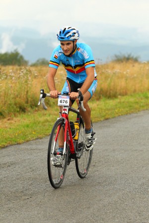 Velomediane 2013, gelost na voorlaatste helling