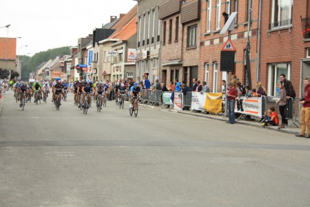 Koers Sint-Laureins 2013, pelotonsprint plaats 7 gewonnen